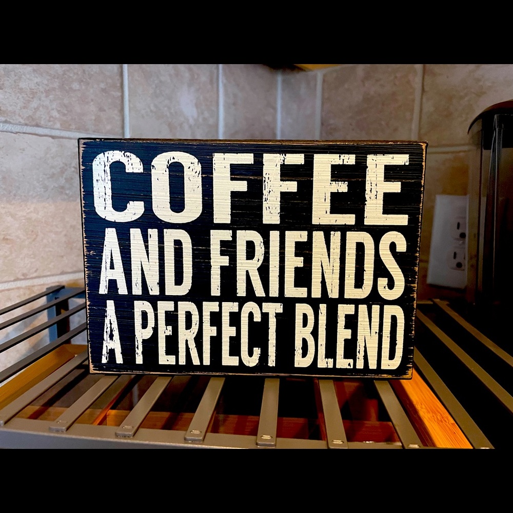 Rustic Trendy Coffee Sign